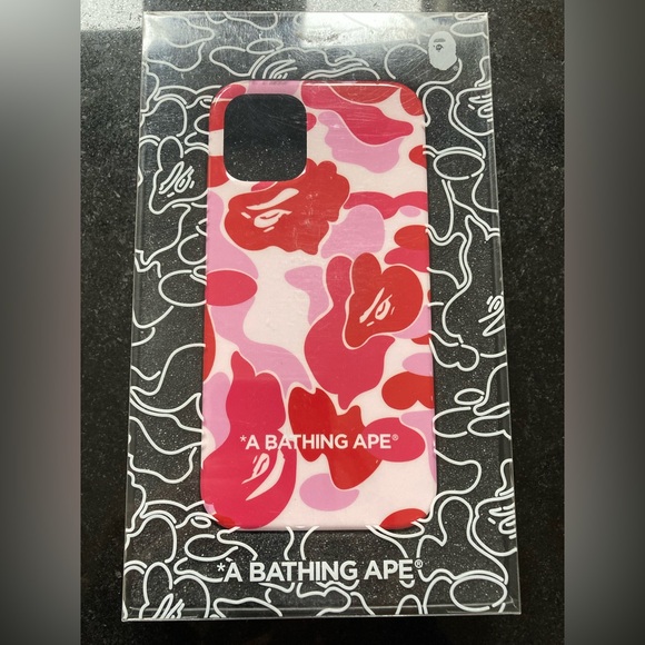 BAPE Pink Camo iPhone 12 Mini Case - Picture 1 of 3